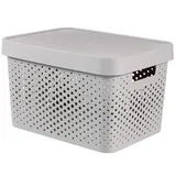 Curver Aufbewahrungsbox INFINITY 17 l 36,3 x 27 x 22,2 cm 1-tlg. hellgrau