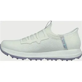 SKECHERS Elite 5 Slip In Golfschuh, white/lavendel