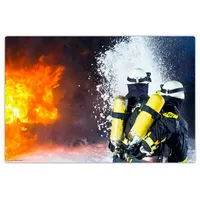 cover-your-desk.de Schreibtischunterlage – Feuerwehr im Einsatz“ (L)60 x (B)40 | Gr.: onesize