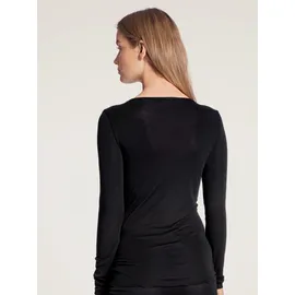 CALIDA Langarmshirt True Confidence Schwarz S