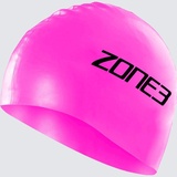 ZONE3 Schwimmen Badekappe, Hi-Vis Pink, One Size