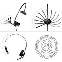 GEQUDIO Headset 1-Ohr Schwarz