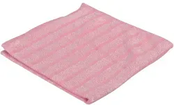 Mikrofaser Borstentuch, 40 x 40 cm 1000011452 , 1 Packung = 10 Stück, rot