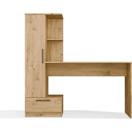 Top e shop Schreibtisch COSMO Eiche Artisan / Braun