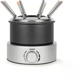 LIVOO - Elektrisches Fondue-Gerät DOC333-800 W, 2,4 l, ohne PFAS, 8 Personen, Schwarz