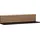 MÖBELPARTNER Wandregal Ekko 80 x 17,3 x 15,7 cm Schwarz