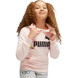 Kinder Fitness Sweatshirt - Puma X Spongebob Squarepants. pink rosa 122-128cm 7-8J