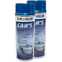 Lackspray Spraydose Sprühlack Cars Dupli Color 706837 blau azurblau metallic 2 X 400 ml