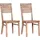 GUTMANN FACTORY Esszimmerstuhl Tunis beige 2er Set