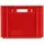 Buri Fleischkiste E3 4x 60x40x30 cm rot