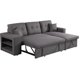 Habitat et Jardin Ecksofa reversibel mit Schlaffunktion Axel - 3-Sitzer - Grau