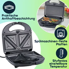 casativo Multi Grill, Waffeleisen, Schwarz