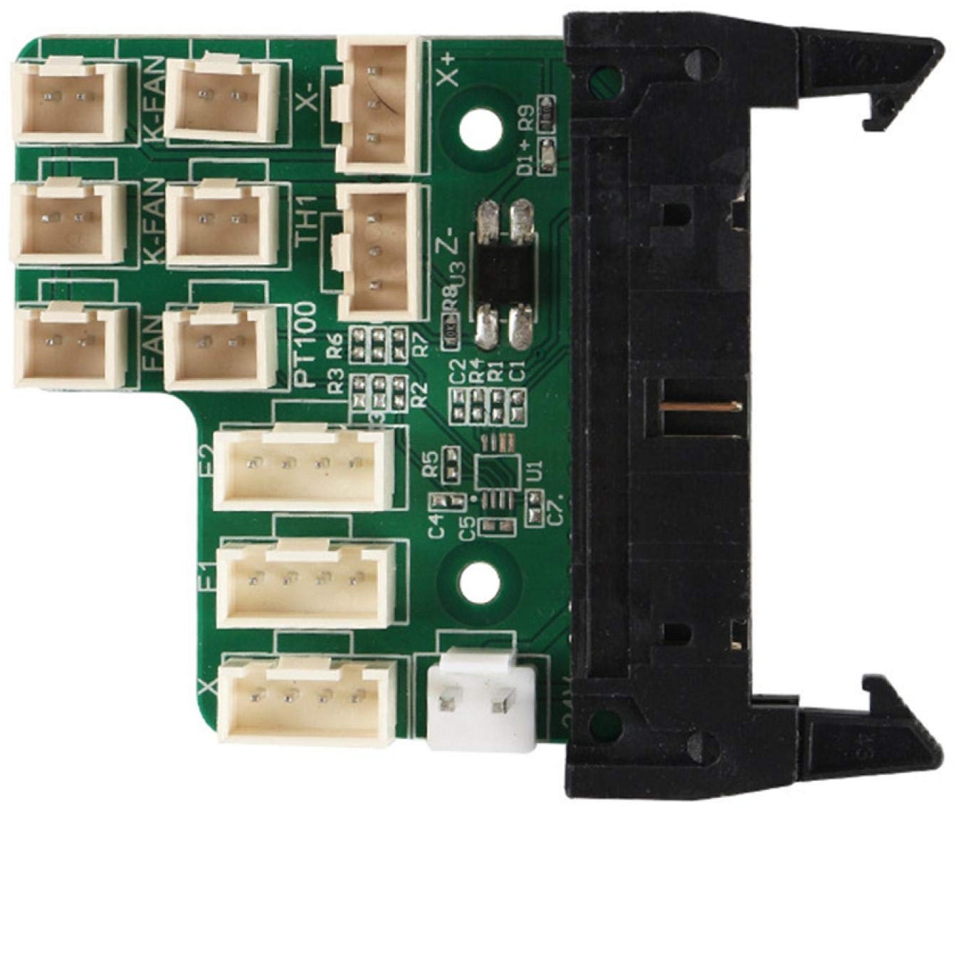 Breakout Board Ersatzadapter PCB Durable Flachbandkabel Professionelles Zubehör Motherboard 3D Drucker Transfer Power Distribution für Creality CR-10S Pro