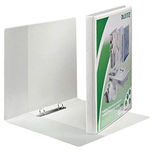 Leitz Ringbuch Präsentation (mit Taschen, A4, PP, 2 Ringe, 16 mm) weiss