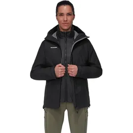 Mammut Alto Light 3 In 1 HS Hoodie Jacke - Black / Black - XS