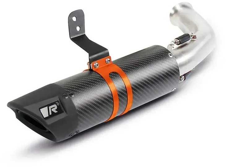 Remus 390 Adventure (euro 4) 20 Carbon Sport Flow Homologierter Slip On Schalldämpfer - Black - Homologated