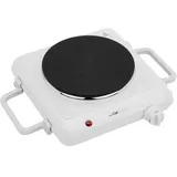 Clatronic Clatronic® Kochplatte für Camping, Küche oder Büro | Kochplatte 1er: Ø ca. 180 mm | Herdplatte mit stufenlos regelbarem Thermostat & Kontrollleuchte | hitzebeständige Lackierung | 1500W | EKP 3582