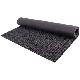 Primaflor Läufer "Schmutzfangläufer ATLAS, Made in Belgium", grau (anthrazit), B:200cm H:7mm L:300cm, Polypropylen (PP), PRIMAFLOR-IDEEN IN TEXTIL, Teppiche, Schmutzfangläufer, Schmutzfangmatte, meliert gesteift, strapazierfähig, rutschhemmend
