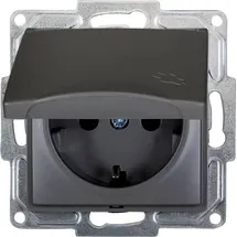 GUNSAN Steckdose Unterputz Dunkelsilber 2 St.