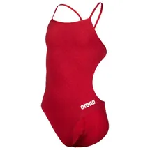 Arena Badeanzug Mädchen Challenge SOLID weiß|rot 12-13J
