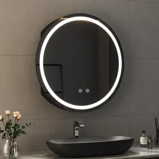 wdwritti Boromal 50 x 70 cm schwarz mit Beleuchtung