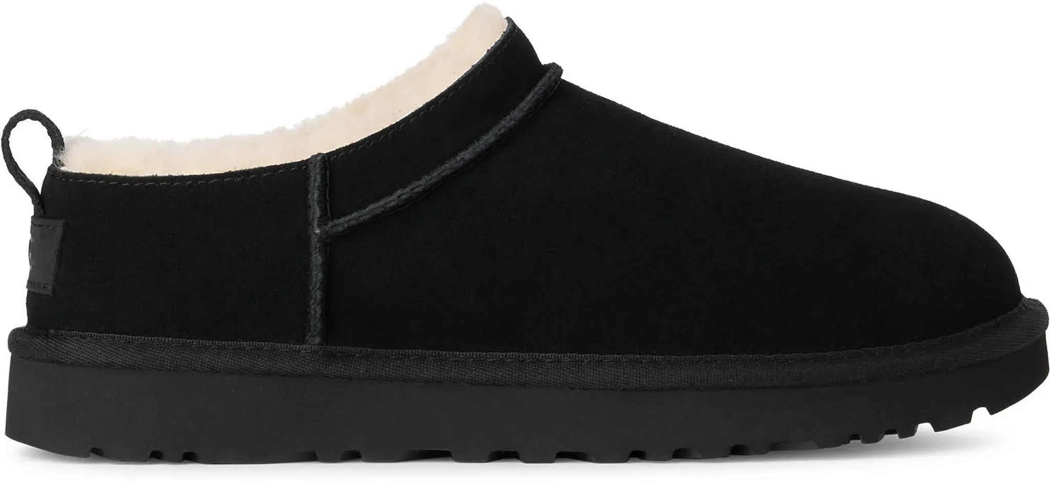 Ugg Classic Micro Slipper Damen in black, Größe 42 - schwarz