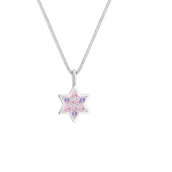 Elli Kinder Star Pastel Kristall 925 Silber 36 Damen 