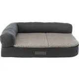 Trixie Hundesofa Bendson 80 x 60 cm dunkelgrau/hellgrau
