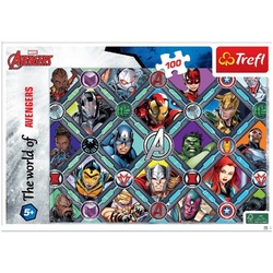 Trefl Puzzle Puzzle 100 Teile The World of Avengers von Trefl, Puzzleteile