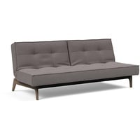 INNOVATION LIVING Schlafsofa Splitback Eik Raucheiche Stoff Grau Grey