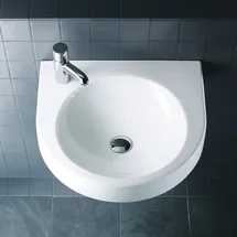 Duravit Architec 57,5x52cm, HL li, o ÜL, m HLB, weiß