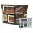 nanook shop nanook Kleintierkäfig Schutzhülle für Serie Bommel 123 x 51 x 91 cm braun