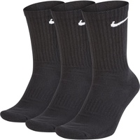 Nike Everyday Cushioned Crew-Trainingssocken Black/White 34-38