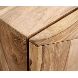 DeLife Design-Sideboard Wyatt 175 cm Sheesham Natur 2 Türen 2 Schübe