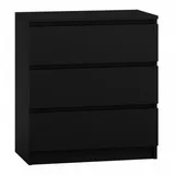 Onlywood Malwa M3 Kommode, schwarz