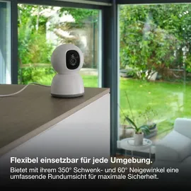 Osram SMART+ WiFi Kamera 360° 4MP 2K QHD Weiß
