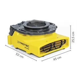 TROTEC Radialventilator TFV 29 FS Gewerbe Ventilator Belüftung Entlüftung stapelbar 1150 m3/h 7 m/s