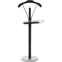 vidaXL Herrendiener 45 x 35 x 107 cm Schwarz/Grau