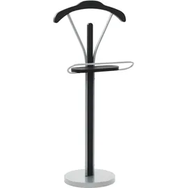 vidaXL Herrendiener 45 x 35 x 107 cm Schwarz/Grau