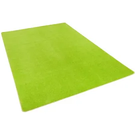 Snapstyle Trend Velours Teppich, Joy Grasgrün 80x160cm