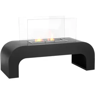 Moritz Ethanol Kamin freistehend I Standkamin 45 x 75 x 30 cm I 1,5 Liter Brenner I Bioethanol Kamin I Bio Ethanol Kaminofen Indoor Outdoor