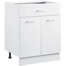 VEVOR Küchenschrank Unterschrank Montagefertig mit Schublade 600x477x816mm