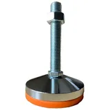 Schwerlast Maschinenfuß in 12 verschiedenen Größen Stellfuß Schwingungsdämpfer Gerätefuß Maschinenschuh Möbelfuß Höhenverstellbar (M20, ∅100x165mm)