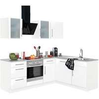 wiho Küchen Winkelküche »Cali«, ohne E-Geräte, Stellbreite 220 x 170 cm weiß