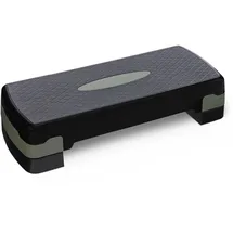 OKO Amazon Basics Aerobic Steppbrett, Verstellbarer Workout Stepper für Zuhause, 68.58cm, Schwarz/Grau