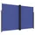 vidaXL Seitenmarkise 220 x 600 cm Blau Polyester