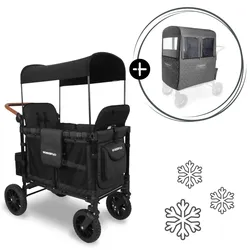 Wonderfold W2 Luxe Kinderwagen für 2 Kinder / Winter Special