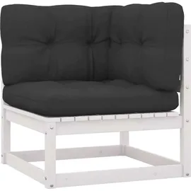vidaXL 6-tlg. Loungeset Kiefer weiß