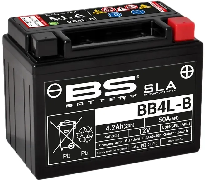 BS Battery Werkseitig aktivierte wartungsfreie SLA-Batterie - BB4L-B