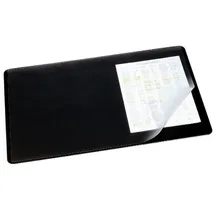 Durable Schreibunterlage 65x52cm mit Vollsichtplatte, schwarz
